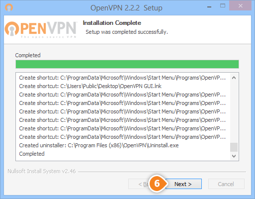 Openvpn windows setting